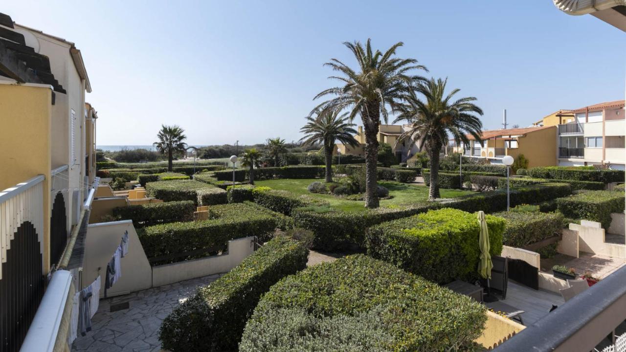 Aquaplage- 126- Appart Vue Jardin- 4 Pers Agde Luaran gambar